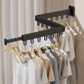 Tendedero de Ropa Retráctil y Articulado de Pared