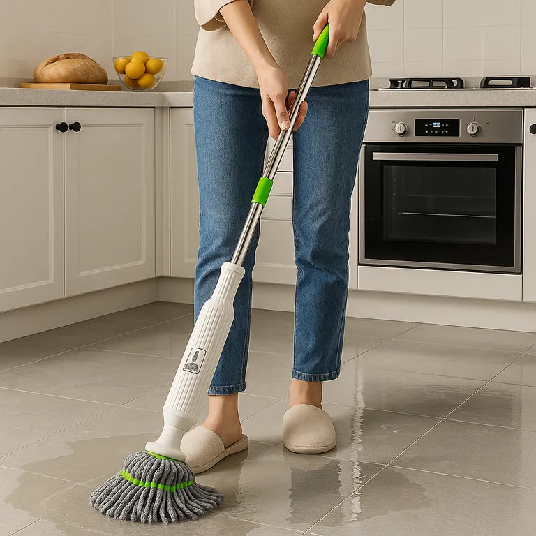 Trapero Retráctil con Sistema de Escurrido Integrado