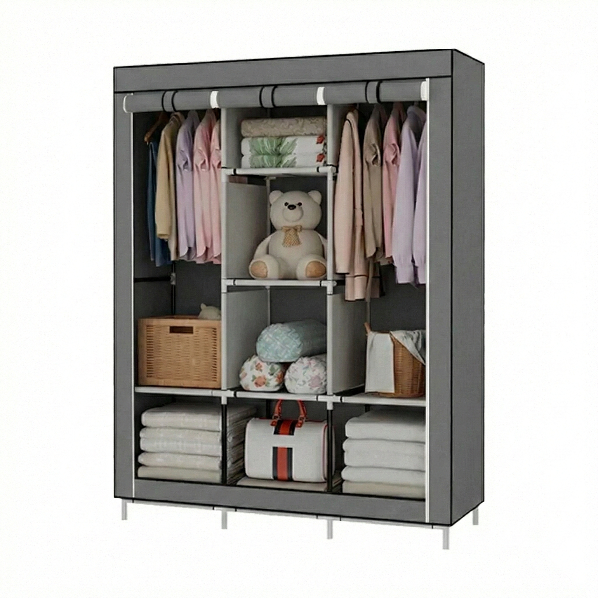 Closet Ropero Armario Portátil de Tela