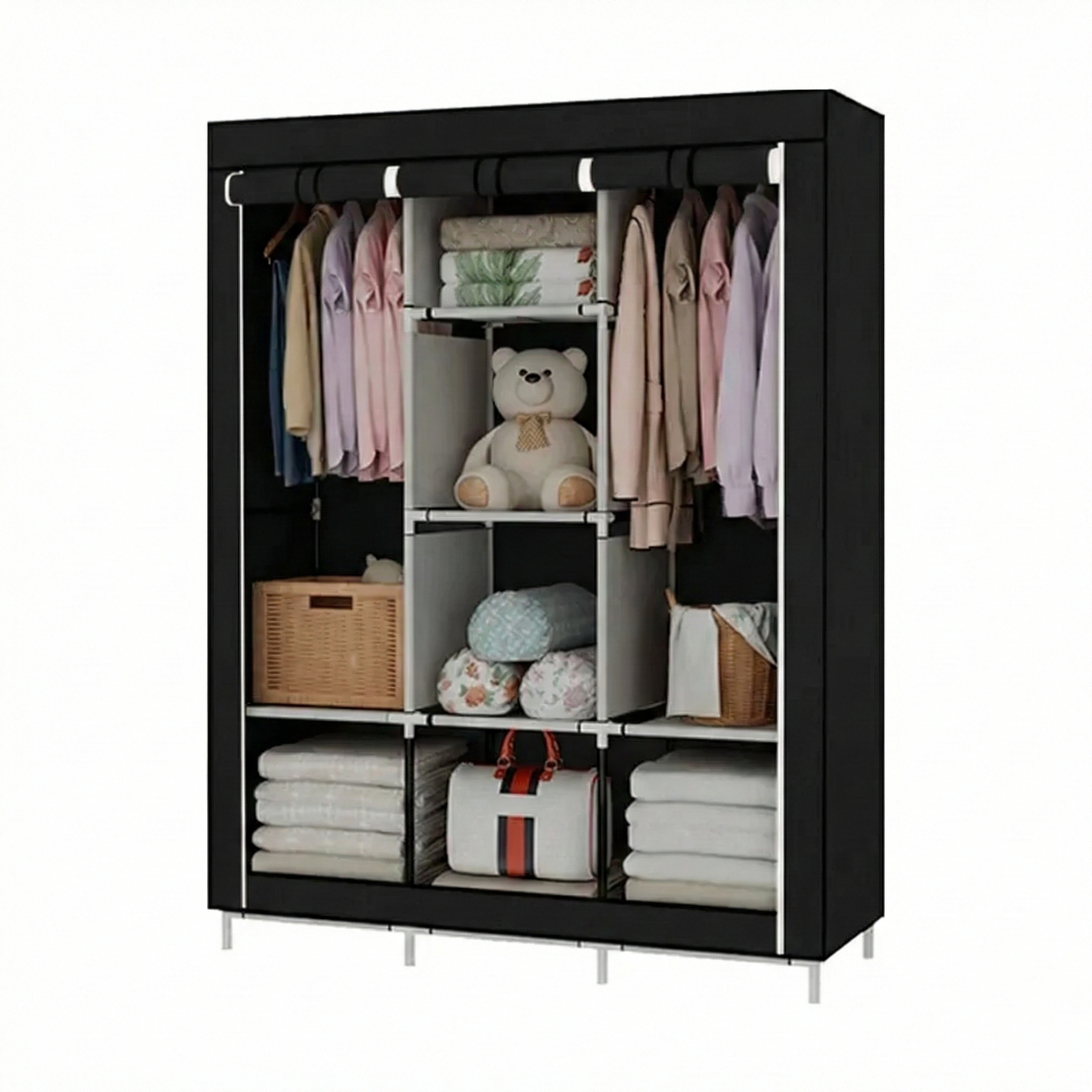 Closet Ropero Armario Portátil de Tela