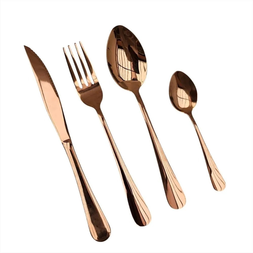 Set De Cubiertos Huevo 24Pzs