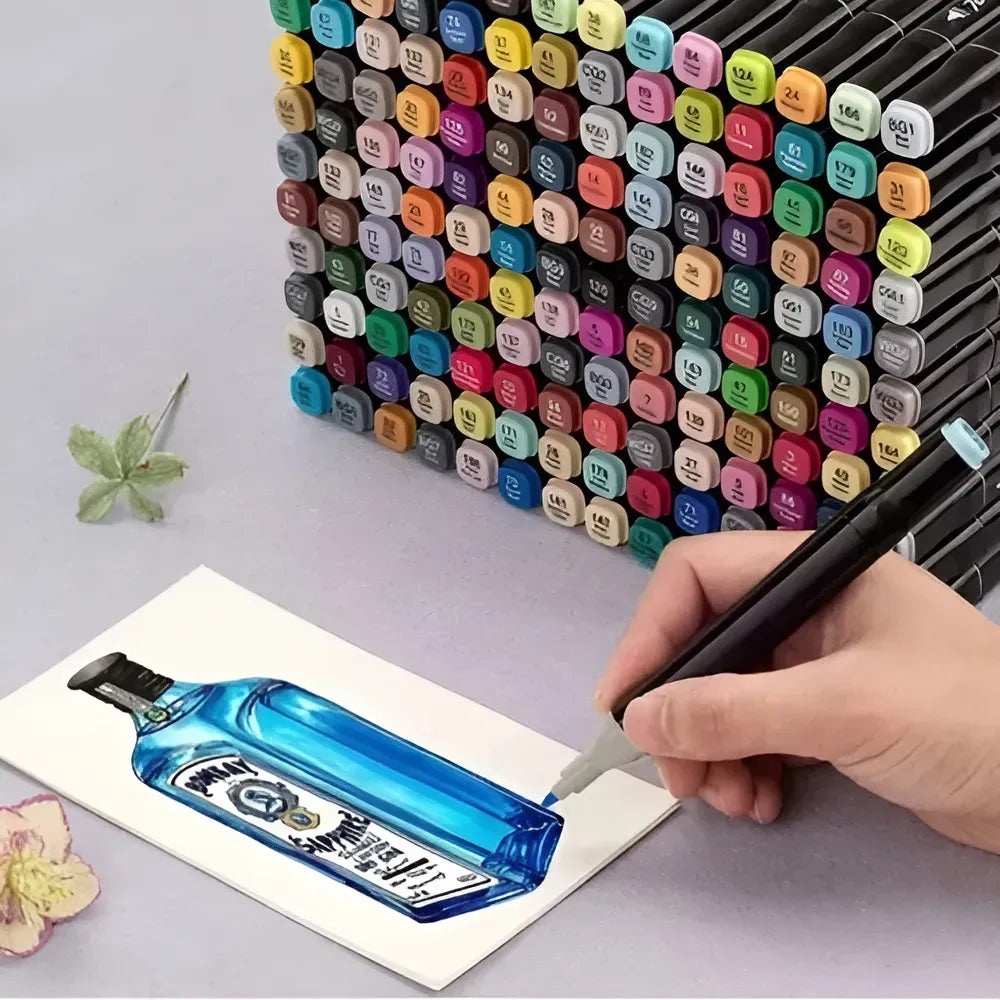 Marcadores Doble Punta – Set de 80 o 120 Colores