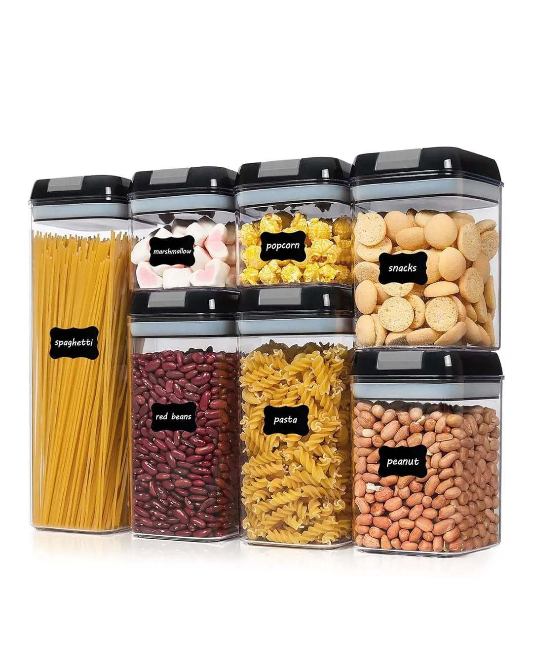 Set de 7 Contenedores Herméticos para Alimentos
