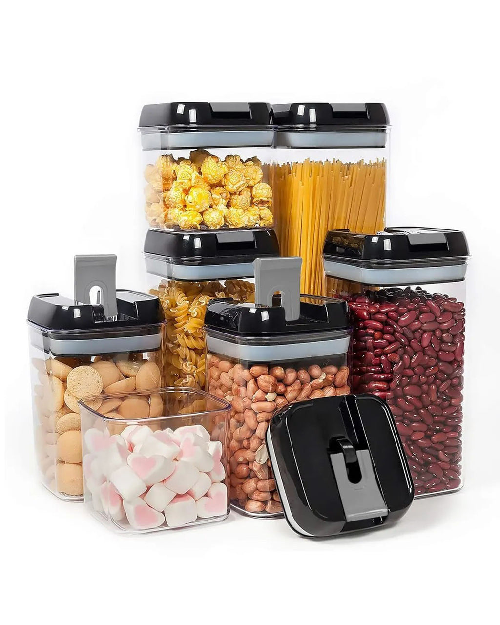 Set de 7 Contenedores Herméticos para Alimentos