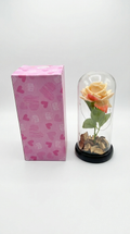 Urna Decorativa con Flor y Luz LED – Modelos Variados