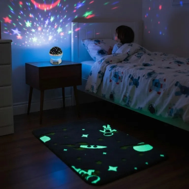 LAMPARA ESTRELLAS CON UN TAPETE 🌟GRATIS ✨ Tapete luminoso ✨