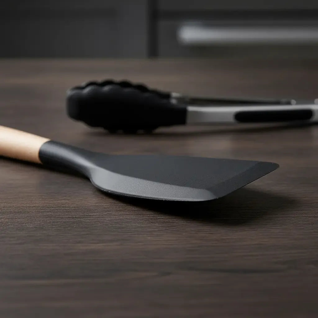 Set de Utensilios de Cocina en Silicona y Madera - 12 Piezas