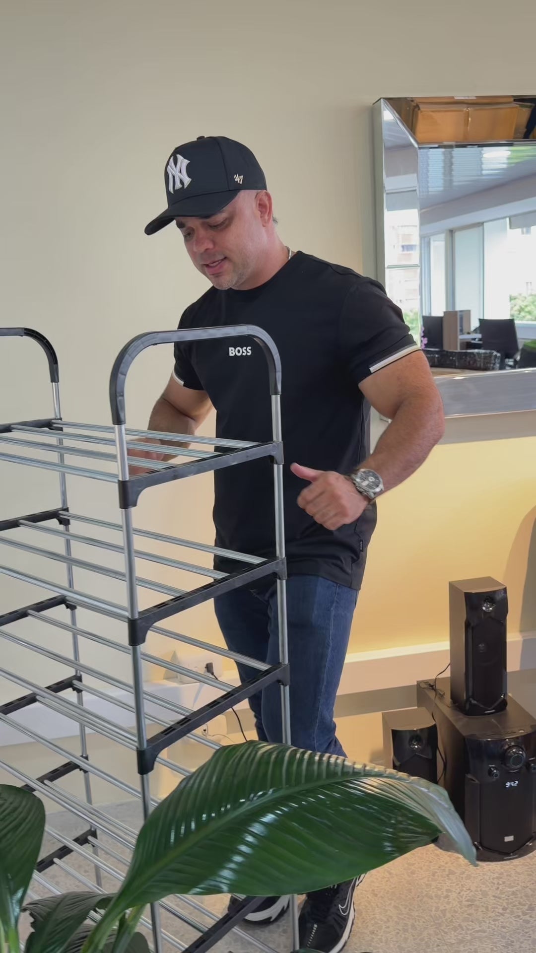 Organizador de Zapatos Metálico de 7 Niveles