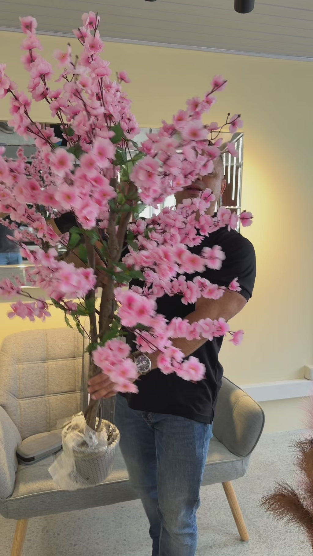 Planta Artificial Flor cerezo