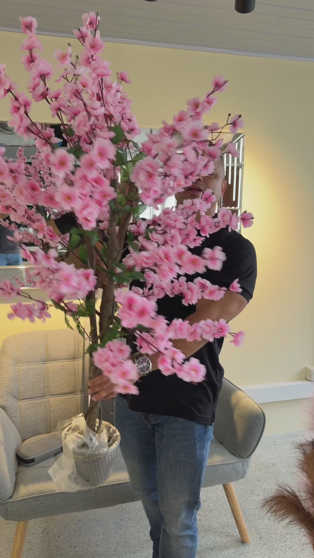 Planta Artificial Flor cerezo