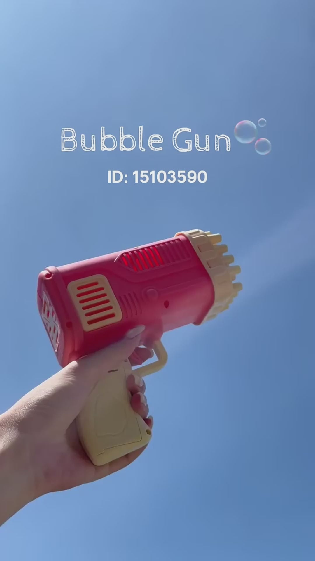 Máquina De Burbujas Bazooka De 69 Hoyos
