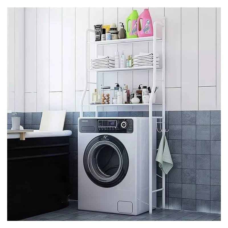 Organizador Estante De Lavadora 3 Niveles Metálico Baño