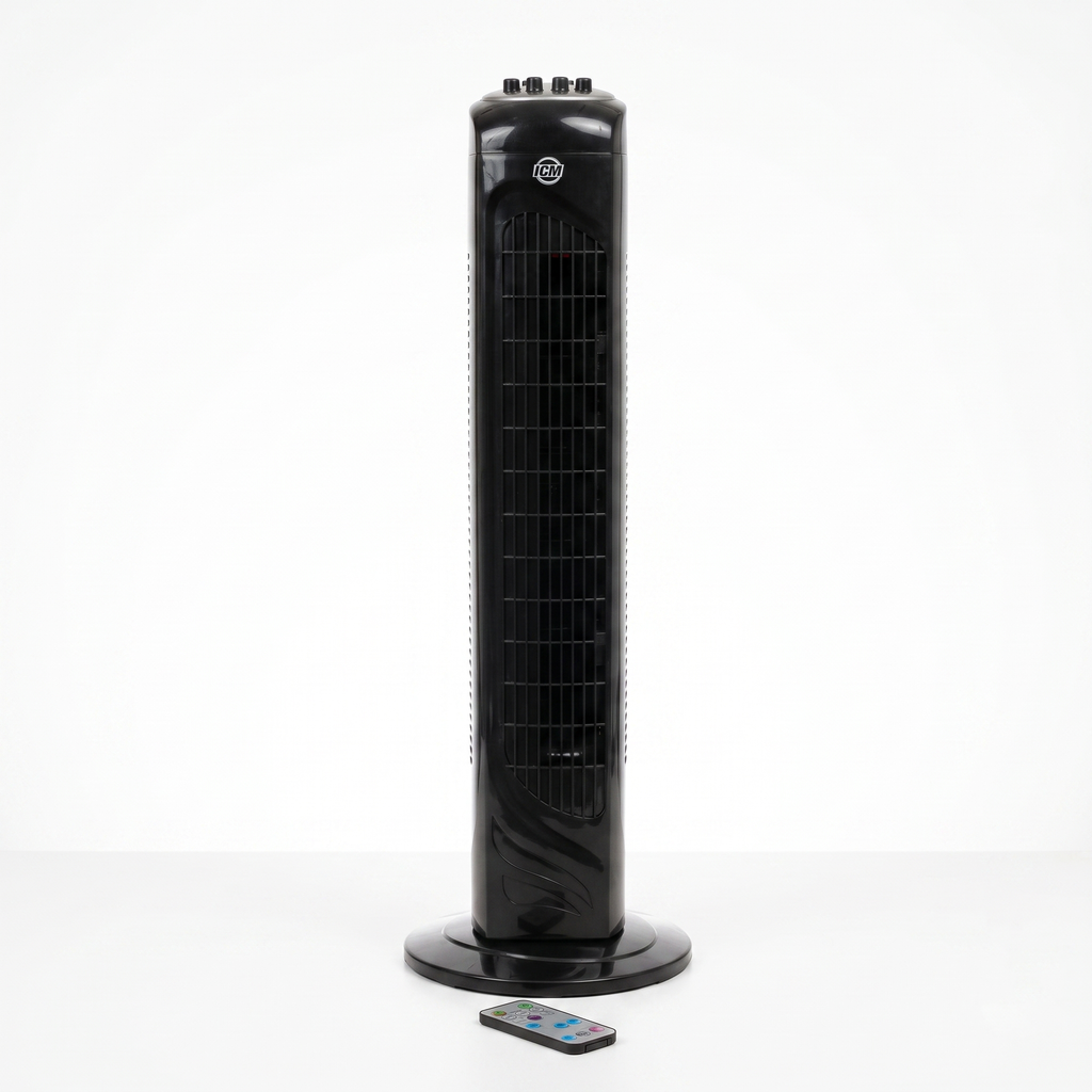 Ventilador de Torre ICM 75cm - Potente, Silencioso y Elegante